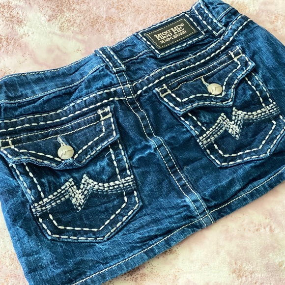 Miss Me Dresses & Skirts - Miss Me Denim Skirt— Summer MUST HAVE